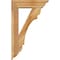 Ekena Millwork Olympic Traditional Rough Sawn Bracket w/ Offset Brace, Western Red Cedar, 6"W x 20"D x 32"H BKT0604X20X32OLY01RWR - alternate 2